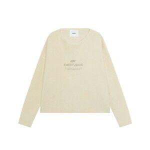 EME STUDIOS Gloire Reverse Mockneck in Ivory